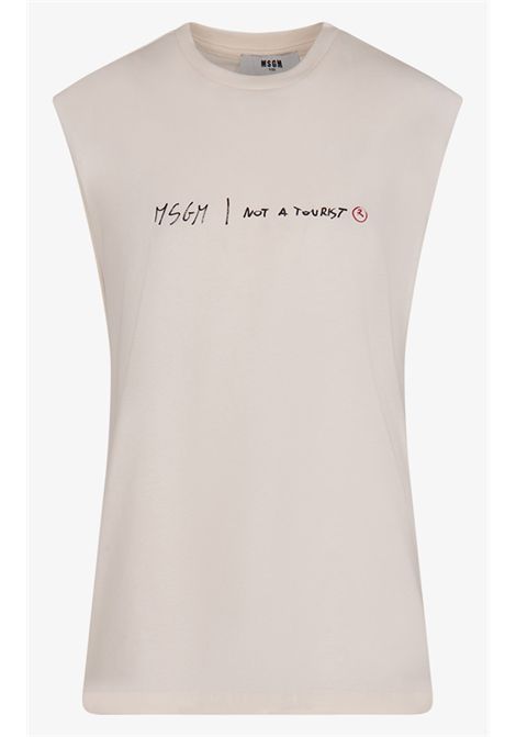 T-shirt con stampa MSGM KIDS | S6MSJBTH242013